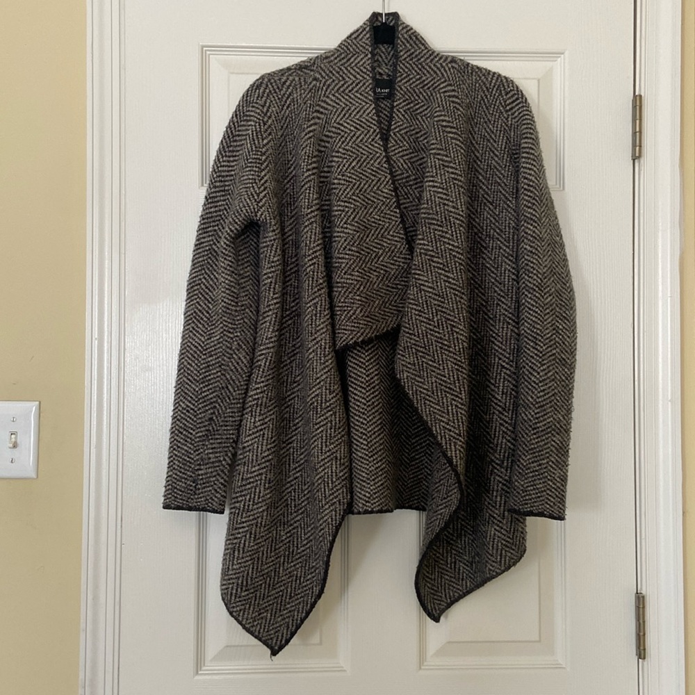 Zara Houndstooth Blanket Sweater